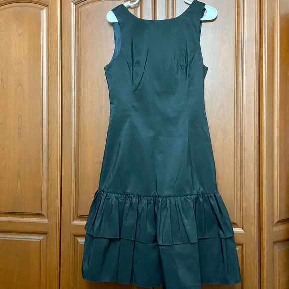 Isaac Mizrahi Target black fishtail ruffle dress - Picture 1 of 8